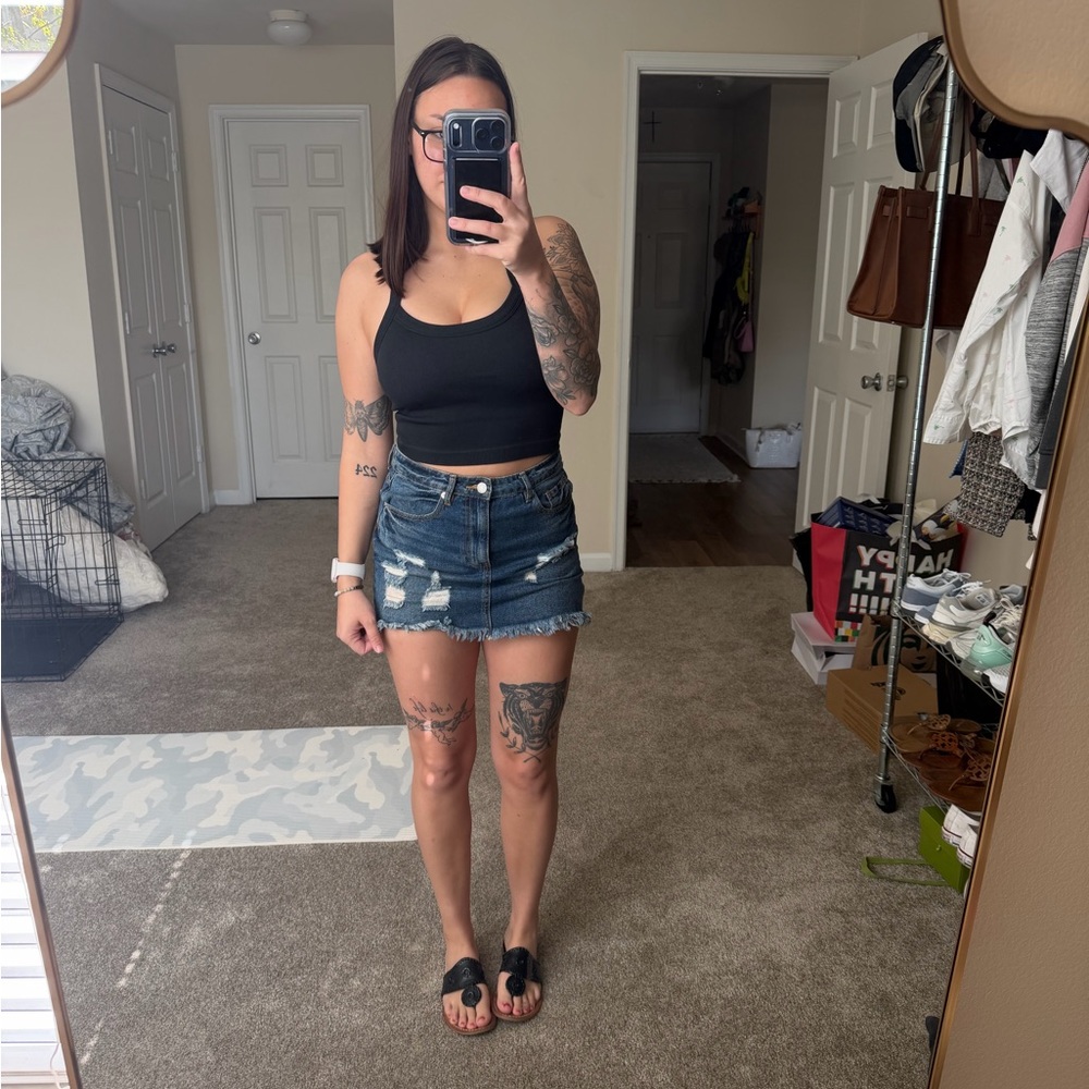 Denim Jean skirt